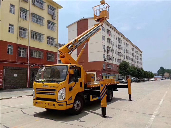国六22米伸缩臂高空作业车-程力威牌CLW5086JGKJ6高空作业车