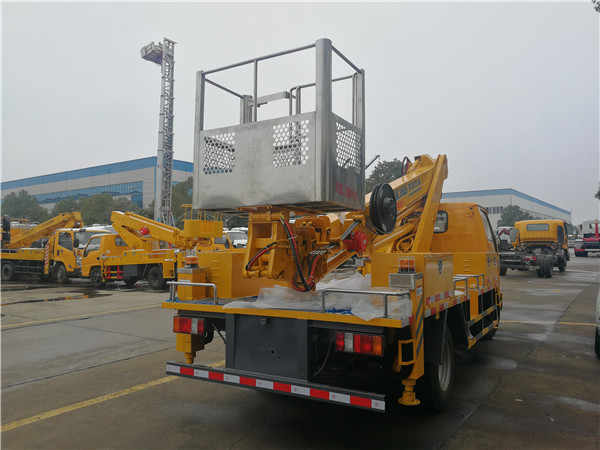 国六江铃新款16米伸缩臂高空作业车-蓝牌高空作业车